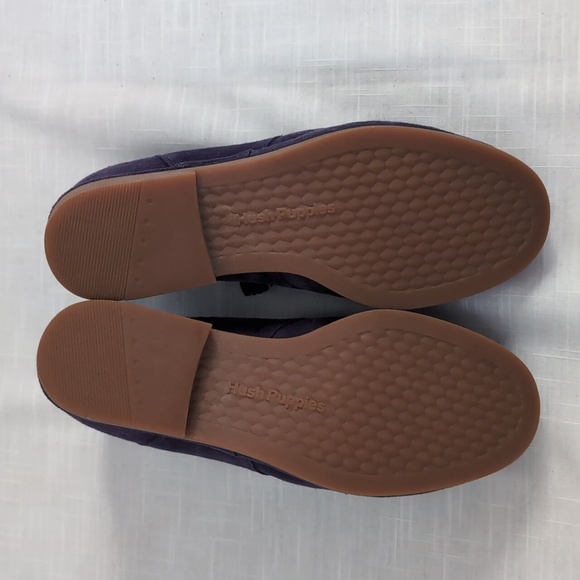 Hush Puppies Cyra Catelyn ankle boots booties, chukka, purple, women's 8.5 - Picture 9 of 12